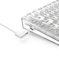 Teclado Mecanico Redragon Fizz RGB Crystal K617ct-rgb Branco