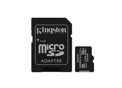 Cartão de Memória Kingston Canvas, MicroSD 32GB, Classe 10 com Adaptador