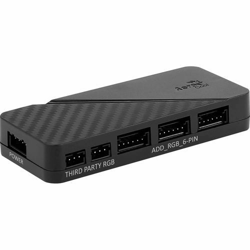 Hub Controlador De Fan Aerocool RGB - H66f