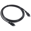 Cabo Pcyes Usb-C Tipo-C para Micro USB 2.0 1 Metro Preto - PUCMP-1