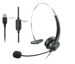 Fone de Ouvido Vinik Headset Corp Uno USB - Vk400