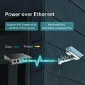Switch Gigabit Profissional 10/100/1000 C/ 5 Portas (sendo 4 Poe) Tl-sg1005lp Smb