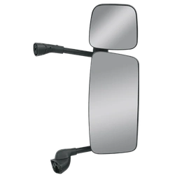 ESPELHO COMPLETO CONVEXO BIFOCAL DIR PARA SCANIA SERIE 5 LINHA CABINE P ANO 2007 ATE 2018