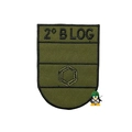 Distintivo de Organização Militar Bordado -DOM - Baixa Visivilidade (2º B Log)