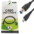 Cabo Impressora P/ Type-c 3.1 2m (blister) Mod. Xc-ci-06