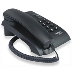 Telefone Pleno Com Fio Mesa e Parede Preto - Intelbras