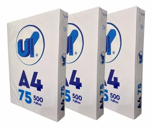 Papel Sulfite A4 UP - Branco