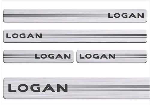 Soleira Protetora Logan 2014/ 4 Peças Adesivo Resinado