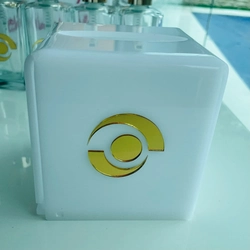 Porta Papel Oftalmologico - Logo alto relevo inicial ou desenho