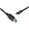Cabo Usb Tipo c x Usb b para Impressora V3.2 Gen1 5gbps 2 Metros - C32ubm-2