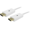 Cabo Displayport P/ Displayport- 2m - Branco