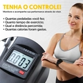 Mini Bike Ergométrica Bicicleta para Exercitar Braços e Pernas Preta Slim