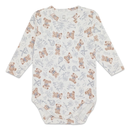 Body Manga Longa Avulso Suedine Masculino – Urso Provençal