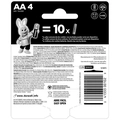 Pilha Alcalina AA Blister Com 4 Duracell Mn 1500b4
