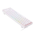 Teclado Gamer Redragon Castor Branco Switch Blue - K631W-RGB-PT-BLUE