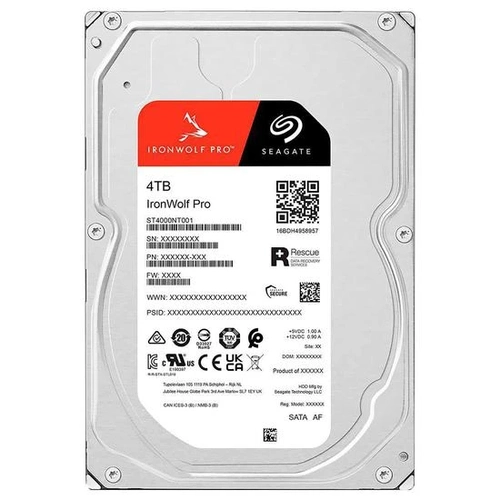 HD 4TB Seagate IronWolf Pro 256MB 7200RPM - ST4000NT001