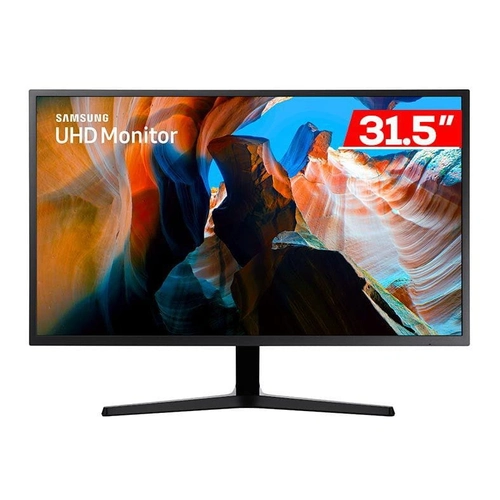 Monitor LED 32 SAMSUNG 4K Cinza Escuro - LU32J590UQL