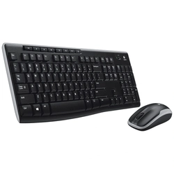 Kit Teclado e Mouse Logitech - Wireless MK270