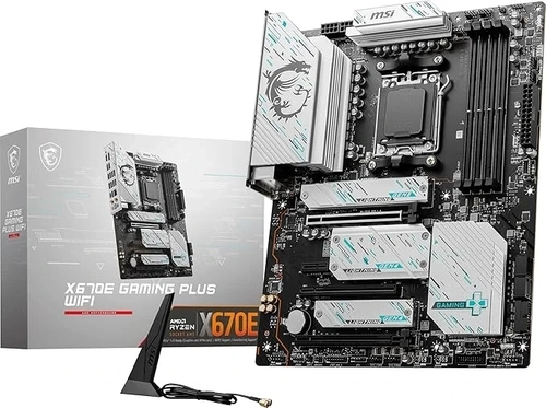 Placa mãe Msi AM5 Ddr5 X670e Gaming Plus Wifi