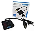 Cabo Conversor Adaptador HDMI Macho x VGA  Fêmea + Audio le-4107- It-Blue
