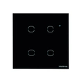 Interruptor Smart Wi-fi Touch 4 Teclas Preto Ews 1004 4850028