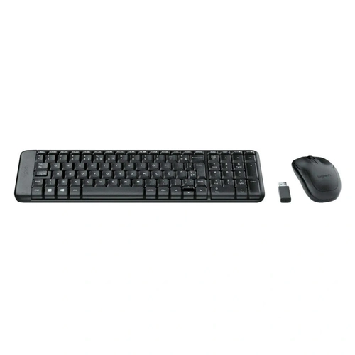 Kit Teclado e Mouse Logitech Mk220 Preto Sem Fio - 920-004431