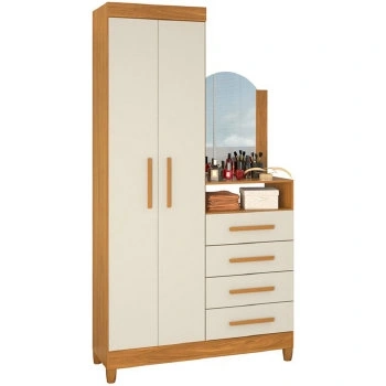 Roupeiro Comoda Albatroz Capri 04 Gvt e 02 Pts - 9732.228