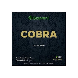 Encordoamento para Cavaquinho Aço Tensão Pesada Série Cobra Gescp