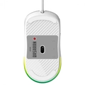Mouse Gamer Pcyes Basaran White Ghost 12400 DPI RGB 6 Botoes - Pmgbrwg