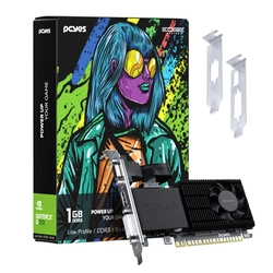 Placa De Vídeo 1GB G210 Pcyes Projeto Edge Low Profile Single Fan - PPE210DR3SFBR