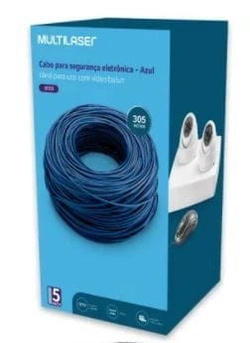 CABO 04 PARES MULTILASER 4PX0,50 CCA AZUL - 305MTS