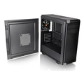 Gabinete Gamer Thermaltake V100 Window, Mid Tower, Lateral em Metal, 1x fan, Black - CA-1K7-00M1NN-01