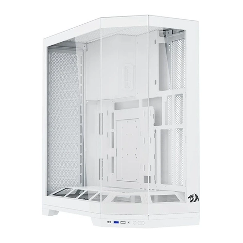 Gabinete Gamer Redragon Edge Branco Sem Fans Ca-608w