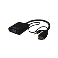 Cabo Adaptador HDMI/VGA + P2 ADP-HDMIVGA20BK PlusCable