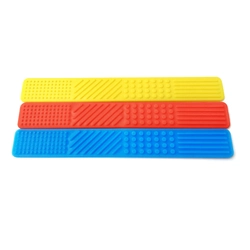 Colheres planas texturizadas - terapia alimentar ARK Therapeutic® - conjunto com 3 unidades