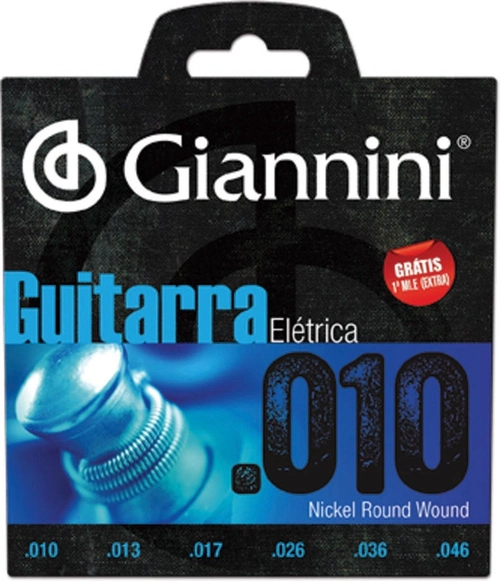 Encordoamento para Guitarra Elétrica Geegst 10 - .010-.046