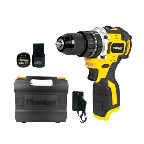 Furadeira E Parafusadeira A Bateria Ti-200p 16,8v 2000mah Titanium