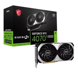 Placa de Vídeo 16GB RTX4070Ti Super MSI Ventus 2x OC - 912-V513-865
