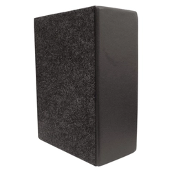 Caixa Vazia Para 2 Drivers e 1 Tweeter Quadrada Acarpetada