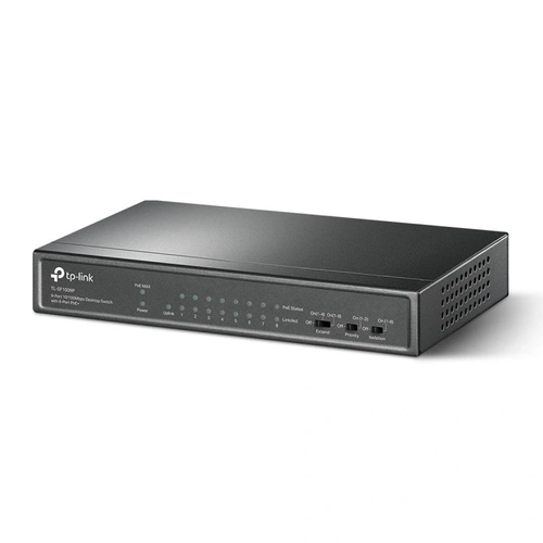 Switch Poe 9 Portas Fast 10/100 (8 Portas Poe+) Tl-sf1009p Smb