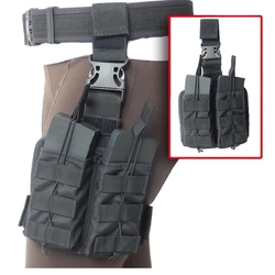 Embornal Tático Otan Carreg Fuzil 5.56 Duplo - Preto