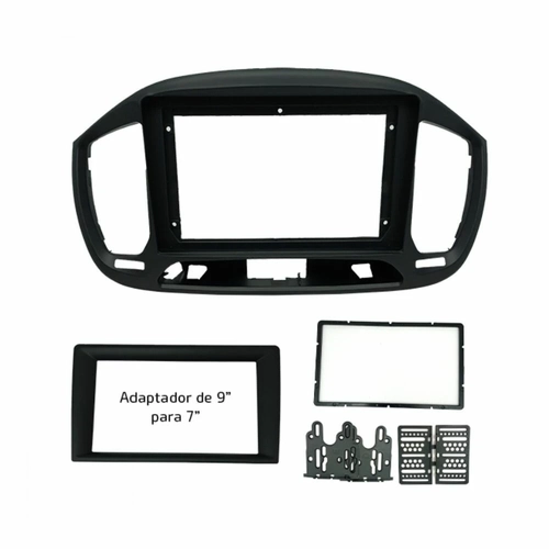 Moldura Fiamon 9/7 Fiat Uno 2015/2021- Preta