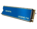 Ssd Adata Legend 710, 256gb, M.2 2280, Pcie Nvme, Leitura 2400 Mb/S, Gravacao 1800 Mb/S, Aleg-710-256gcs