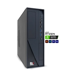 Computador Workstation SparkBase   Ryzen 5 7600X, RTX Quadro A400, 16GB RAM, SSD 1TB, Wi-Fi Integrado, Gabinete Office Slim