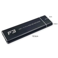 Adaptador F3 para M.2 Nvme e Sata Para USB-C Tipo-C - CS-ADP-NGFF/NVME