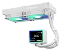 Water Cooler Asrock Challenger White 240 Digital Branco 240mm Argb Com Display