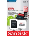 Cartão de Memória Sandisk Ultra Microsdxc UHS-I c/adap C10 128GB, SDSQUNR-128G-GN3MA