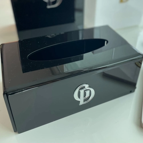 Caixa Papel/Luvas/máscara Preto