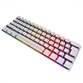 Teclado Pcyes Mecanico 60% Zot Branco Outemu Blue Hotswap Led RGB - PZWOHBLRGB
