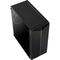 Gabinete Gamer Aerocool Split Preto Rgb Lateral Vidro Split-g-bk-v1